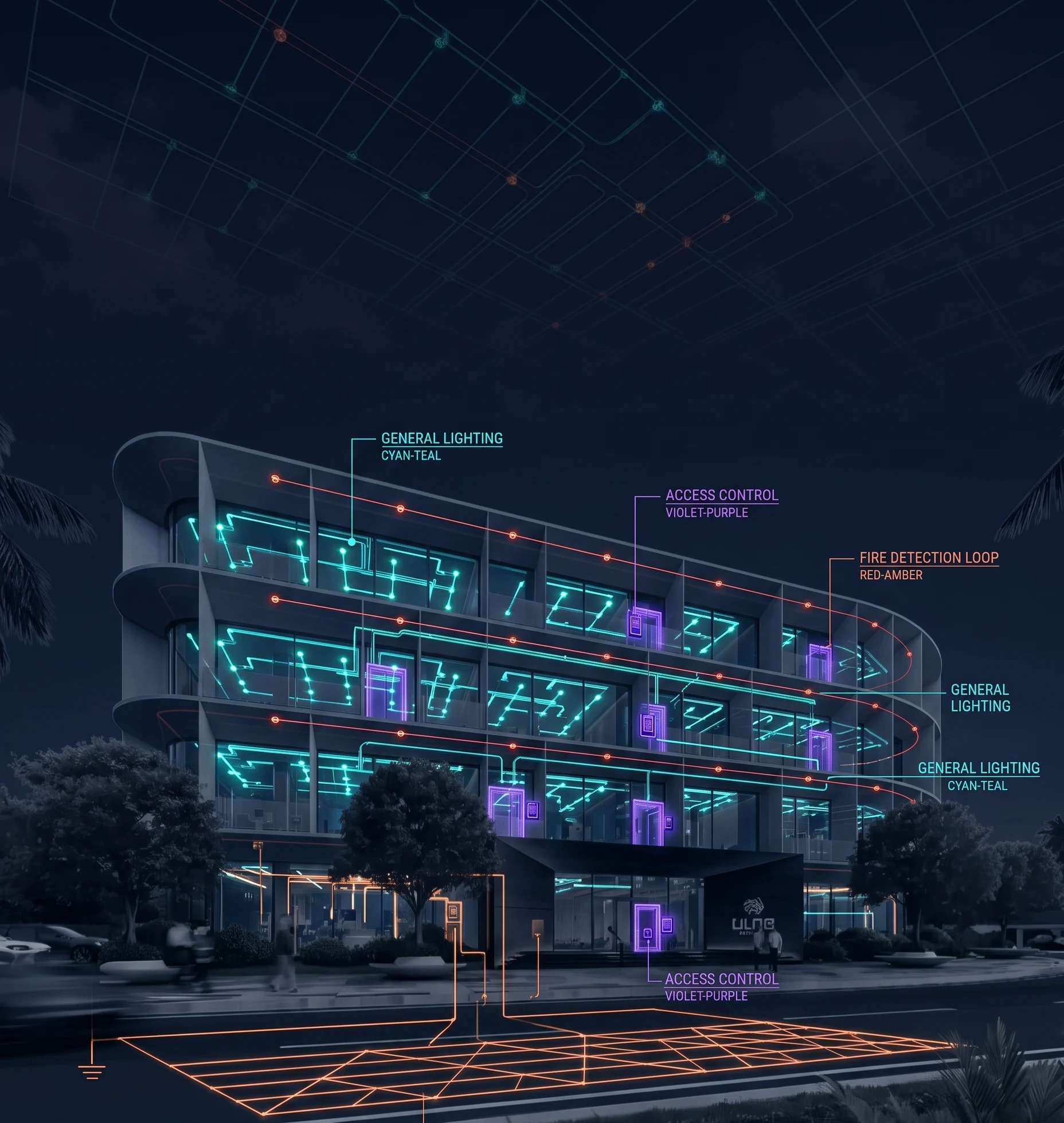 Altum Business Center — X-ray view of the building systems
