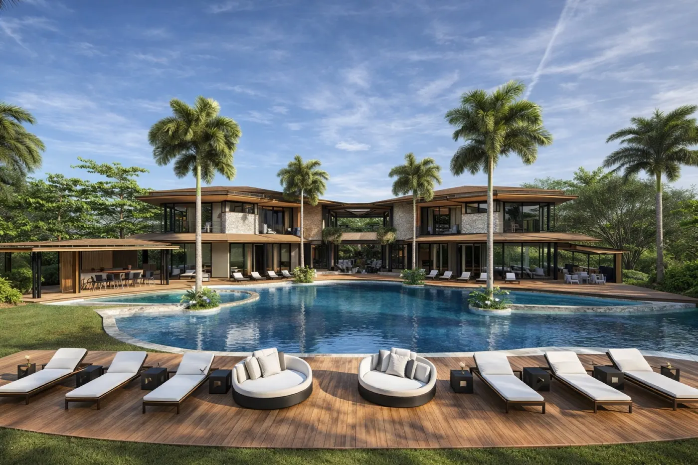 Corales 39 — villa and pool terrace